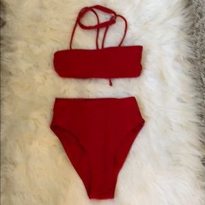 Zaful Swim - Zaful high waisted red bikini Zaful Swim - Zaful high waisted red bikini
